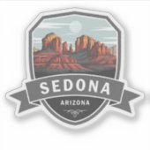 Sedona Arizona Travel Red Rocks Sticker (Voorkant)