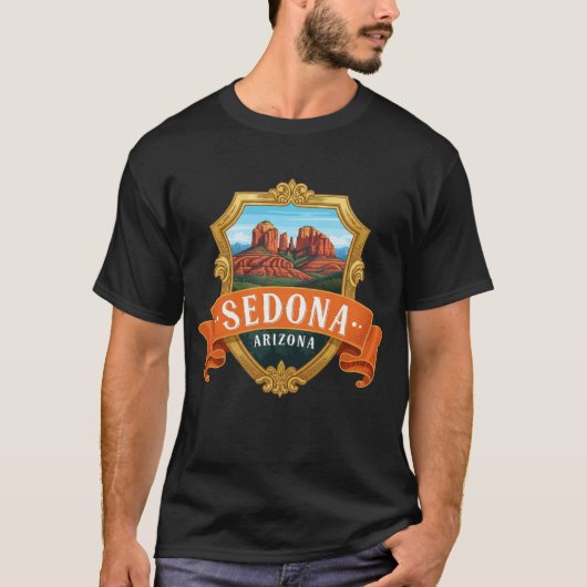 Sedona Arizona Travel Red Rocks T-shirt (Voorkant)