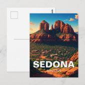 Sedona Arizona Travel Verticaal Briefkaart (Voorkant / Achterkant)