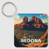 Sedona Arizona Travel Verticaal Sleutelhanger (Voorkant)