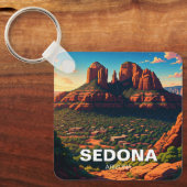 Sedona Arizona Travel Verticaal Sleutelhanger (Voorkant)
