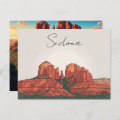 Sedona Arizona Travel Vertical Briefkaart (Voorkant / Achterkant)