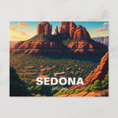 Sedona Arizona Travel Vertical Briefkaart (Achterkant)