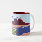 Sedona, Arizona Tweekleurige Koffiemok (Voorkant rechts)
