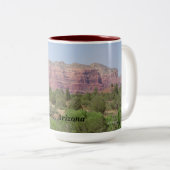 Sedona, Arizona Tweekleurige Koffiemok (Voorkant rechts)