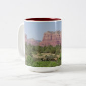 Sedona, Arizona Tweekleurige Koffiemok (Voorkant links)