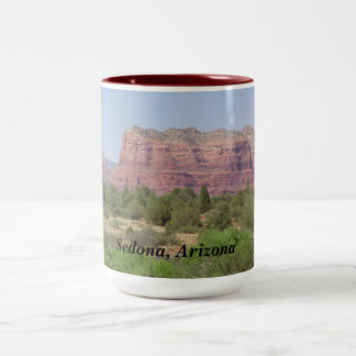 Sedona, Arizona Tweekleurige Koffiemok