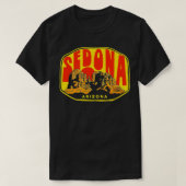 Sedona Arizona  Verstoorde Cathedraal Rock H T-shirt (Design voorkant)