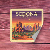  Sedona Arizona Vierkante Sticker