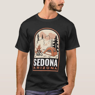 Sedona Arizona Vintage Camping vriend T-shirt
