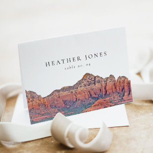 SEDONA Arizona Waterverf Place Cards RSVP Kaartje