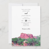 Sedona Arizona Wedding Uitnodiging (Voorkant)