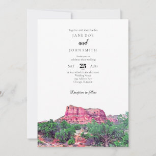 Sedona Arizona Wedding Uitnodiging