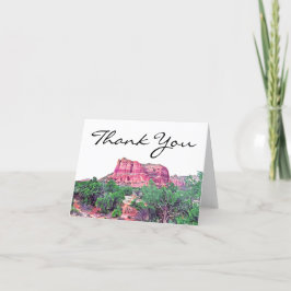 Sedona Arizona Woestijnberg Bedankkaart