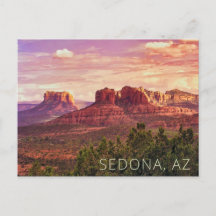 Sedona Arizona Zonsondergang Ansichtkaart