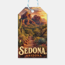 Sedona Arizona Zonsondergang Rode Rots Woestijn Re