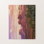 Sedona AZ legpuzzel | Arizona woestijn zonsonderga (Verticaal)