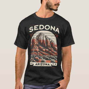 Sedona Az Wandelen Buiten Bergen Sedona Usa Retr T-shirt