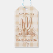 Sedona Bachelorette Trip Cadeaulabel (Achterkant)
