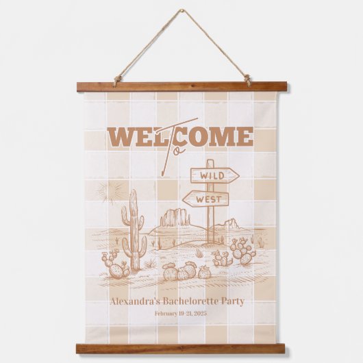 Sedona Bachelorette Trip Hangend Wandkleed (Voorkant)