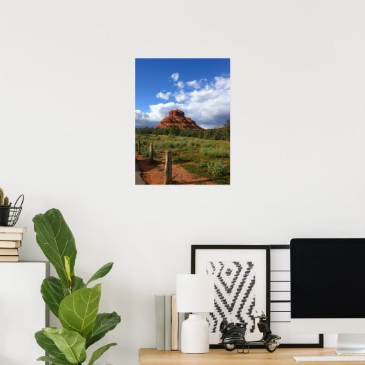 Sedona - Bell Rock Poster (Thuiskantoor)