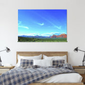 Sedona Berglandschap engelwolken aankomen Canvas Afdruk (Insitu (Slaapkamer))