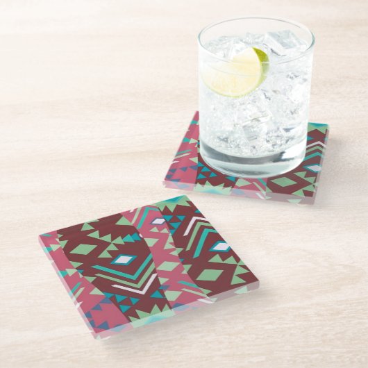 Sedona Boho Glazen Onderzetter (Schuin)