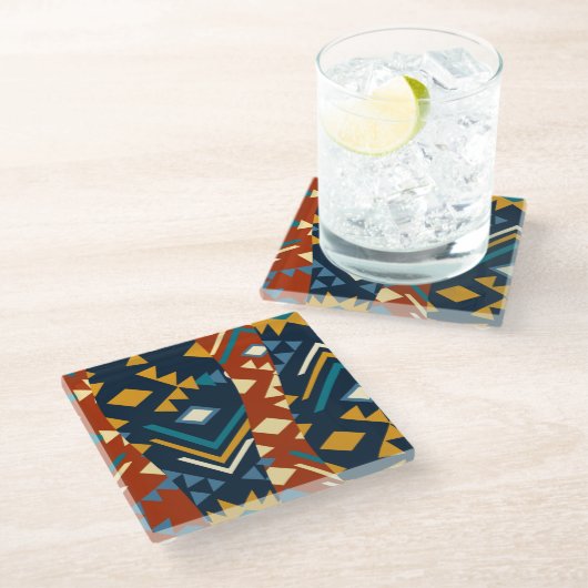 Sedona Boho Glazen Onderzetter (Schuin)