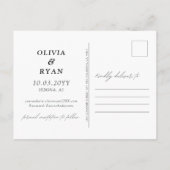Sedona Bruiloft Save the Date Briefkaart (Achterkant)