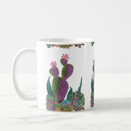 Sedona Cactus Flower Tiled design Mug Koffiemok