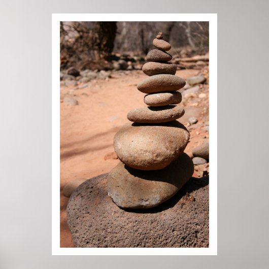 Sedona Cairn Poster (Voorkant)