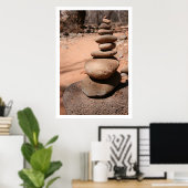 Sedona Cairn Poster (Thuiskantoor)