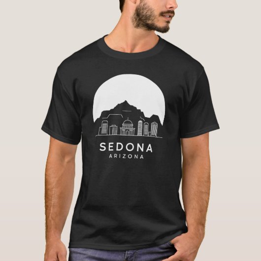 Sedona City Arizona Verenigde Staten T-shirt (Voorkant)