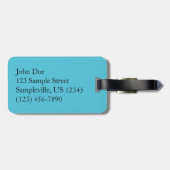 Sedona en Coffee Pot Rock van boven Bagagelabel (Achterkant horizontaal)