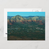 Sedona en Coffee Pot Rock van boven Briefkaart (Voorkant / Achterkant)
