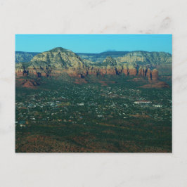 Sedona en Coffee Pot Rock van boven Briefkaart