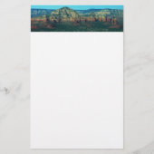 Sedona en Coffee Pot Rock van boven Briefpapier (Voorkant)