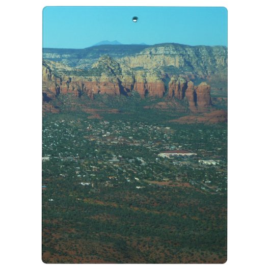 Sedona en Coffee Pot Rock van boven Klembord (Achterkant)