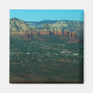 Sedona en Coffee Pot Rock van boven Magneet