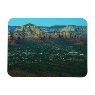 Sedona en Coffee Pot Rock van boven Magneet
