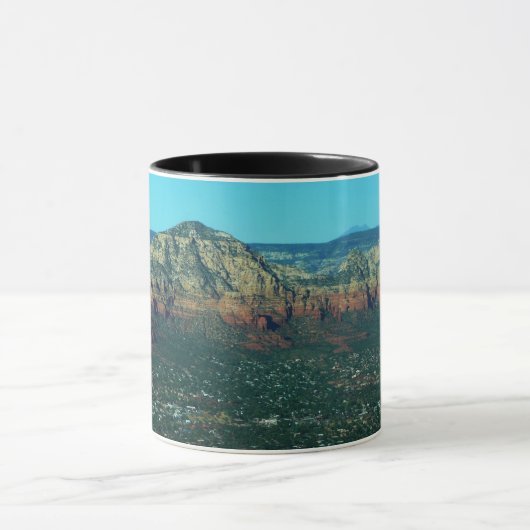 Sedona en Coffee Pot Rock van boven Mok (Midden)