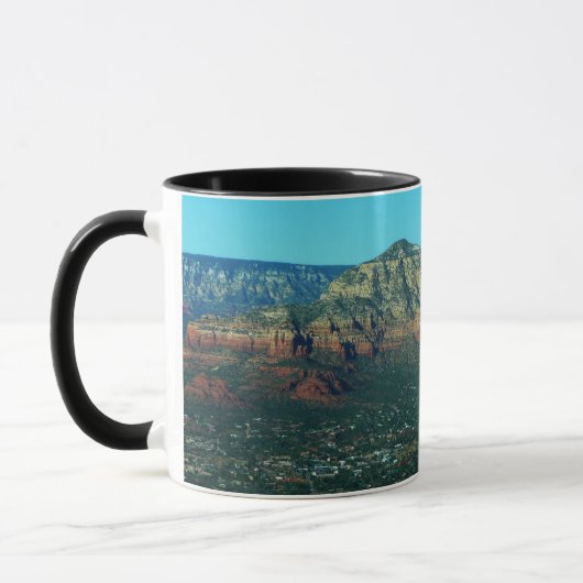 Sedona en Coffee Pot Rock van boven Mok (Links)