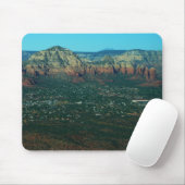 Sedona en Coffee Pot Rock van boven Muismat (Met muis)