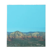 Sedona en Coffee Pot Rock van boven Notitieblok (Voorkant)
