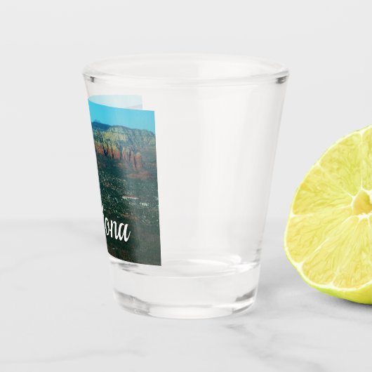 Sedona en Coffee Pot Rock van boven Shot Glas (Rechts)