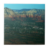 Sedona en Coffee Pot Rock van boven Tegeltje (Voorkant)