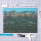 Sedona en Coffee Pot Rock van boven Tissuepapier (Craft)