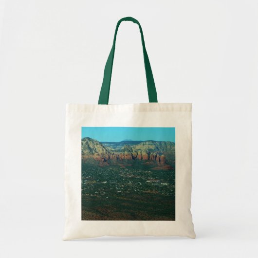 Sedona en Coffee Pot Rock van boven Tote Bag (Voorkant)