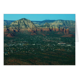 Sedona en Coffee Pot Rock vanuit de lucht