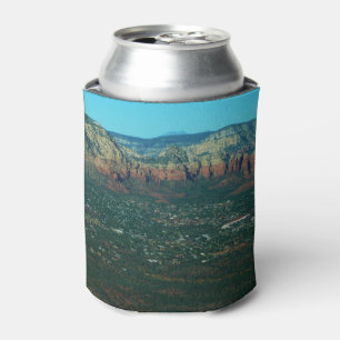 Sedona en Coffee Pot Rock vanuit de lucht Blikjeskoeler